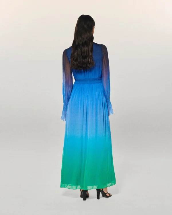 Robe Longue Manche Longue Mousseline^FROM FUTURE Flash Sale