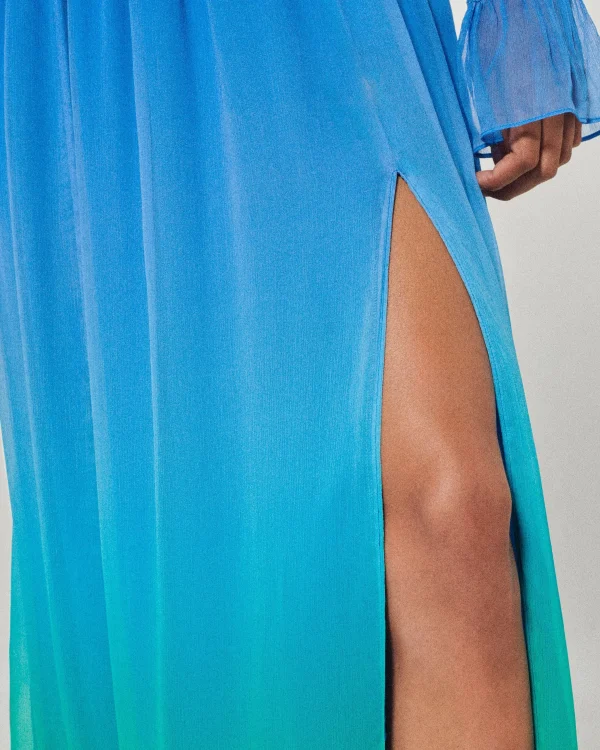 Robe Longue Manche Longue Mousseline^FROM FUTURE Flash Sale