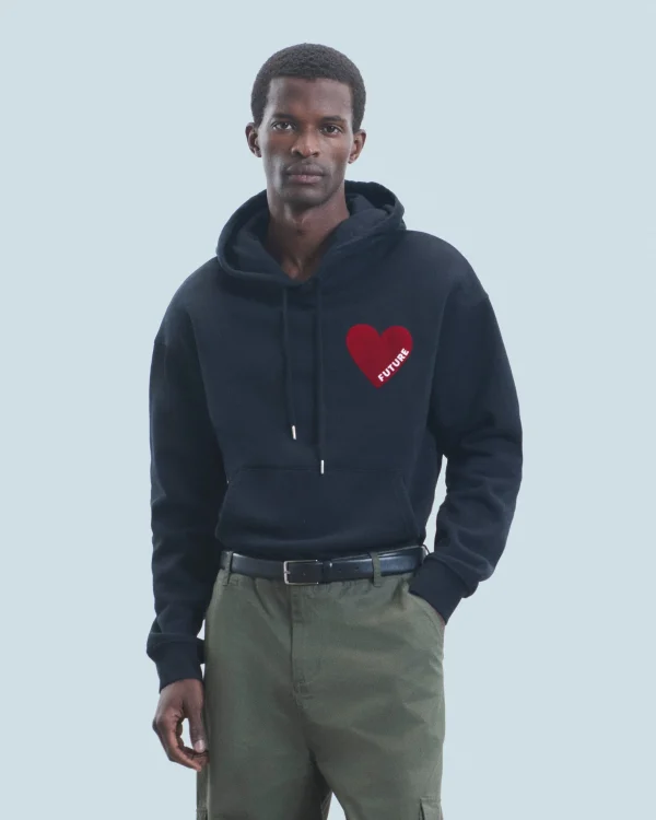 Sweatshirt Hoodie Coeur^FROM FUTURE Best