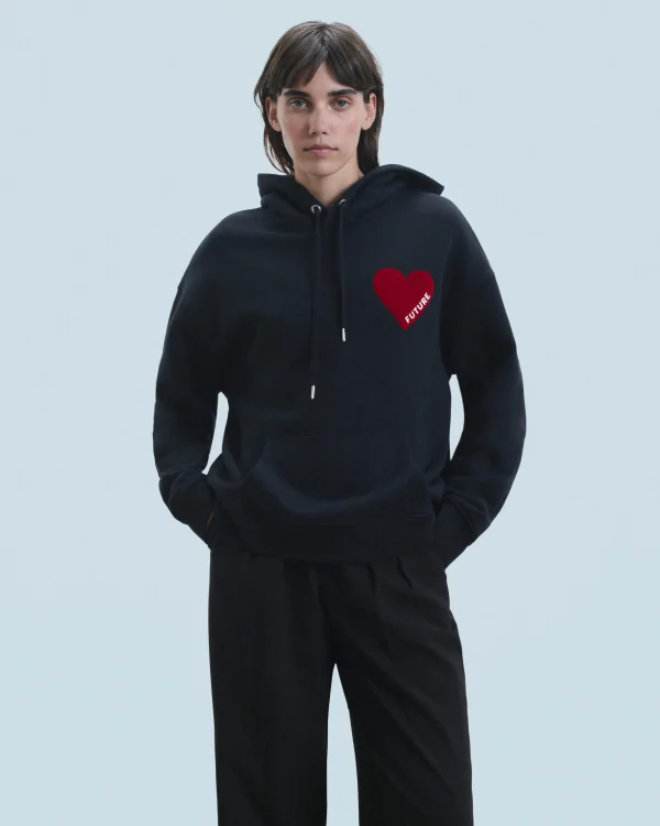 Sweatshirt Hoodie Coeur^FROM FUTURE Store