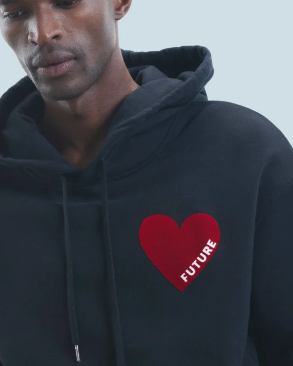 Sweatshirt Hoodie Coeur^FROM FUTURE Best