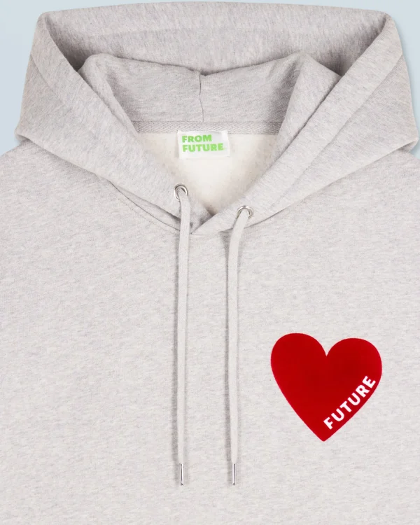 Sweatshirt Hoodie Coeur^FROM FUTURE Discount