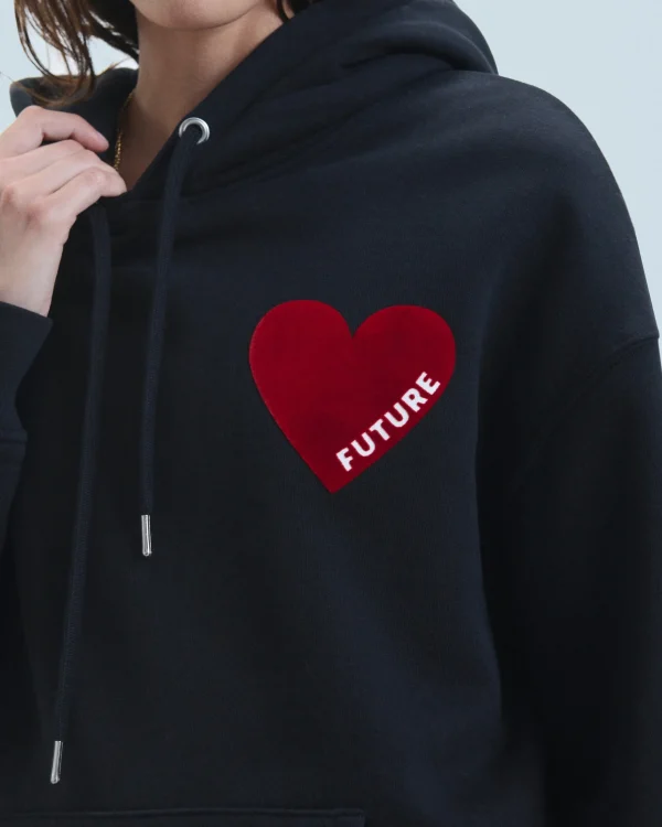 Sweatshirt Hoodie Coeur^FROM FUTURE Store