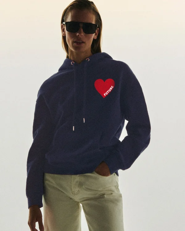 Sweatshirt Hoodie Coeur^FROM FUTURE Best