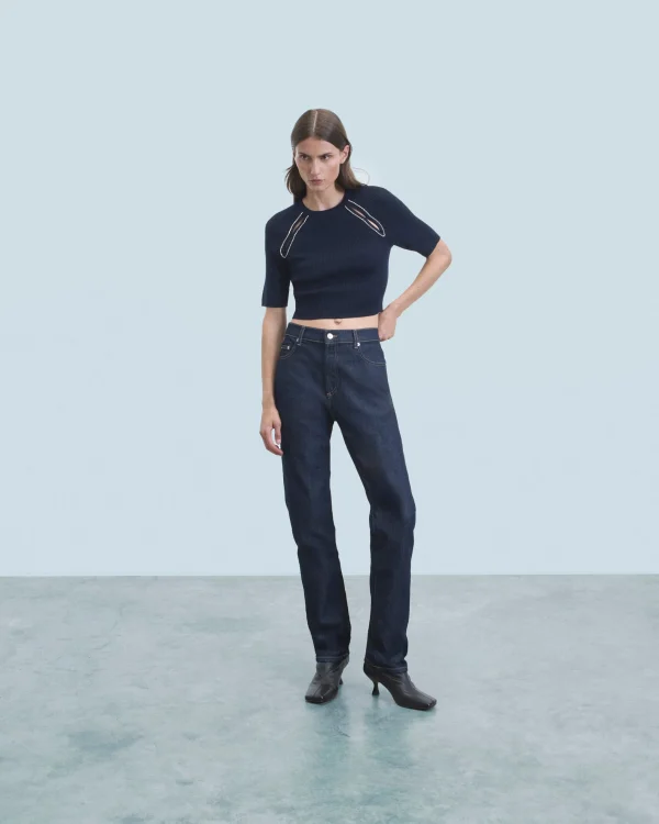 Top Manches Courtes Ouvertures et Broderies^FROM FUTURE Sale