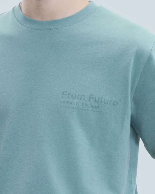 T-shirt Col Rond Creative Division^FROM FUTURE Flash Sale
