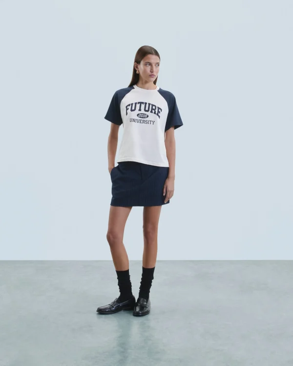 T-shirt Col Rond Manches Courtes Future^FROM FUTURE Hot