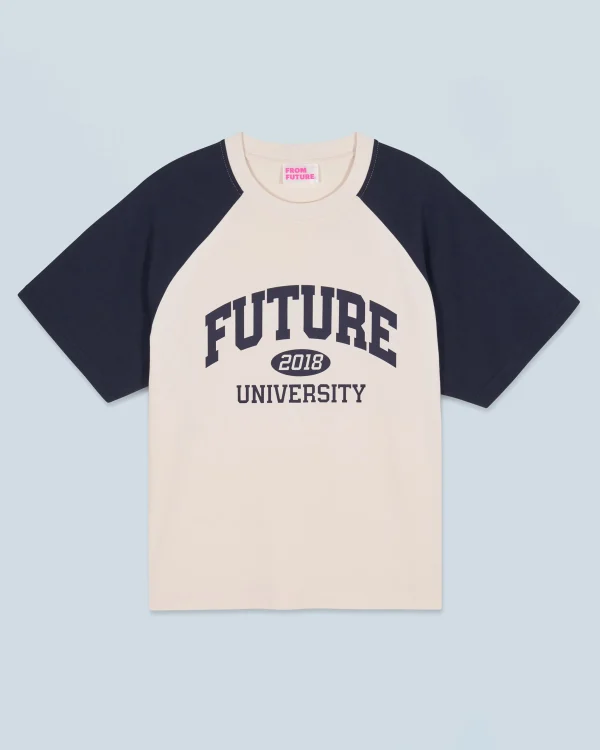 T-shirt Col Rond Manches Courtes Future^FROM FUTURE Hot