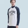 T-shirt Col Rond Manches Courtes Future University^FROM FUTURE Outlet