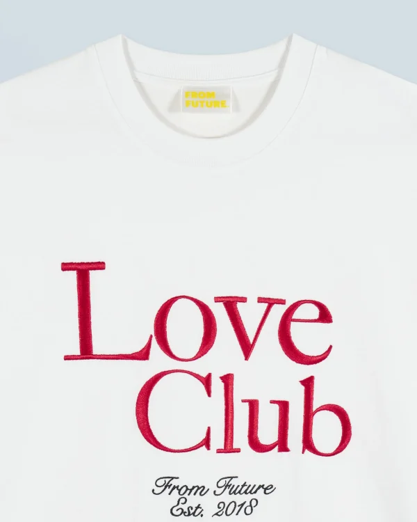 T-shirt Col Rond Manches Courtes Love Club^FROM FUTURE Sale