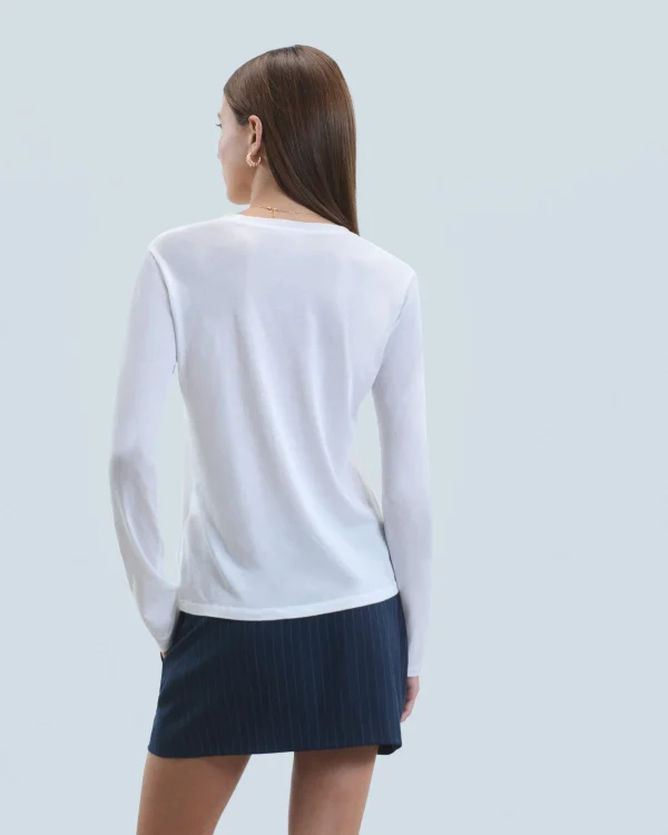 T-shirt Col Rond Manches Longues^FROM FUTURE Store