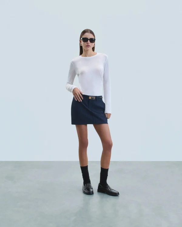 T-shirt Col Rond Manches Longues^FROM FUTURE Store