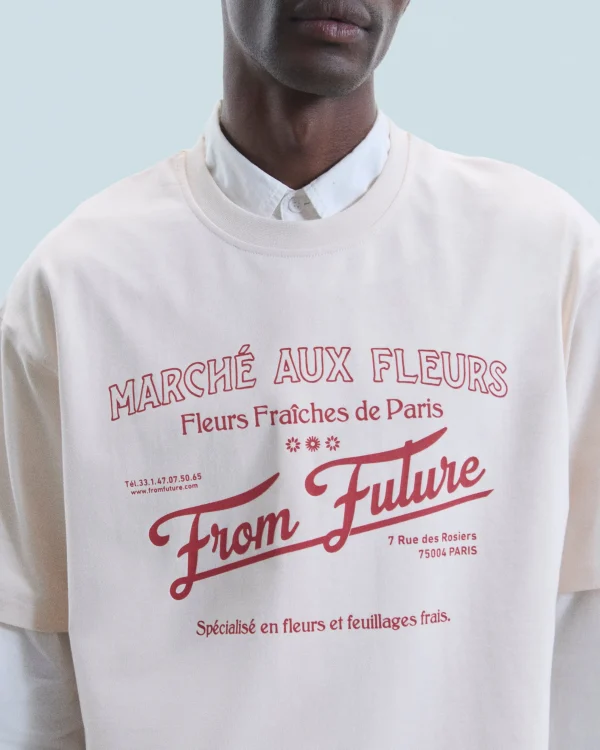 T-shirt Col Rond Marché Aux Fleurs^FROM FUTURE Flash Sale