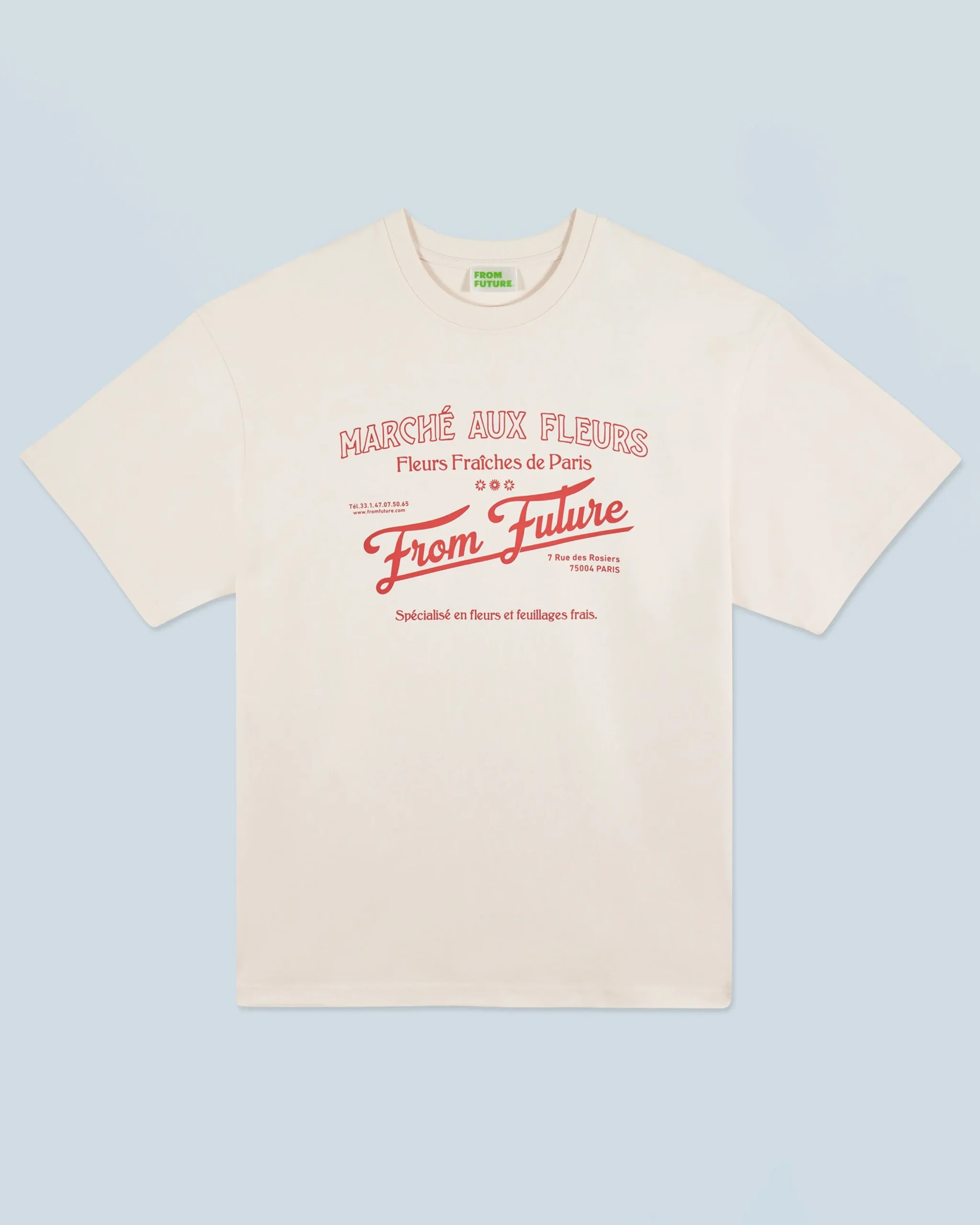 tshirt_col_rond_march_aux_fleurs_4.webp T-shirt Col Rond Marché Aux Fleurs^FROM FUTURE Flash Sale