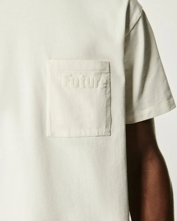 T-shirt Col Rond Poche^FROM FUTURE Online