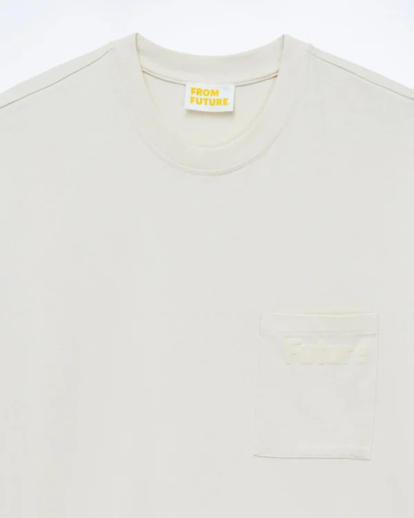 T-shirt Col Rond Poche^FROM FUTURE Online