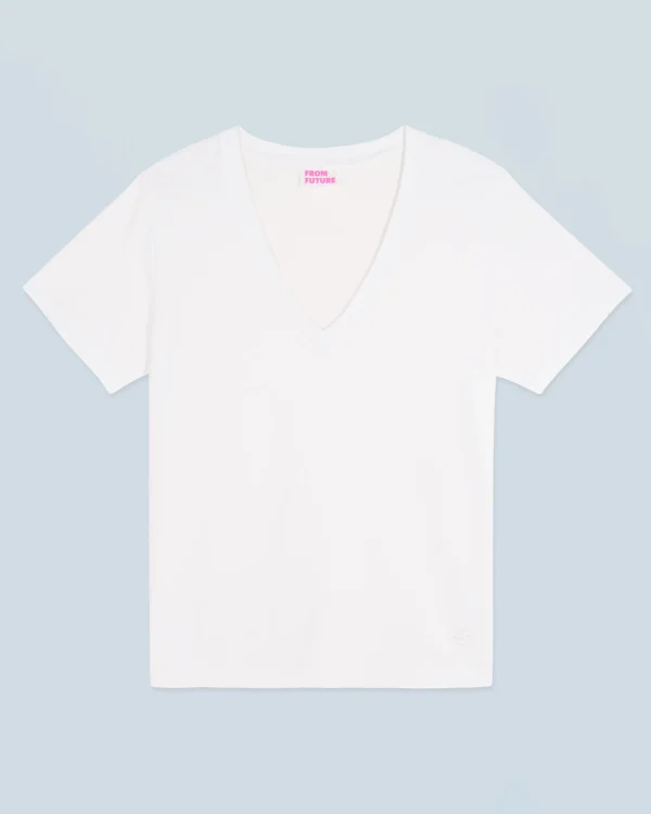 T-shirt Col V Manches Courtes^FROM FUTURE Outlet