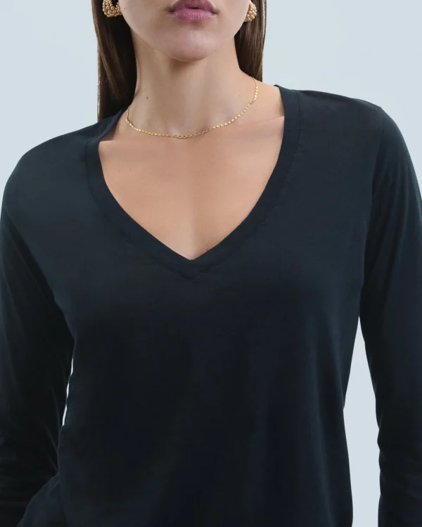 T-shirt Col V Manches Longues^FROM FUTURE Best