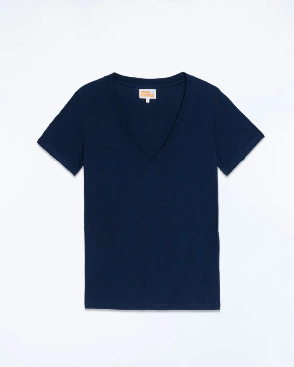 T-shirt Col V Supima^FROM FUTURE Fashion