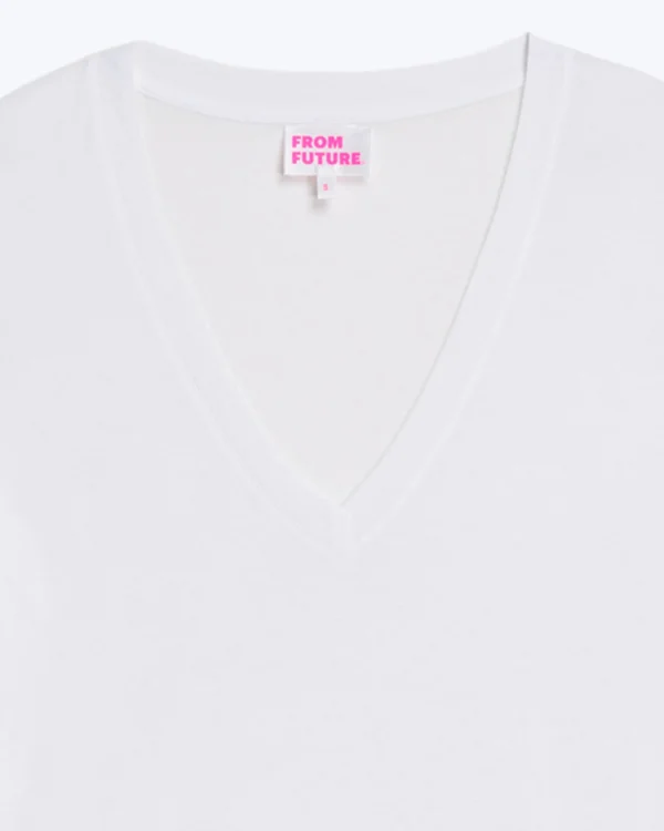 T-shirt Col V Supima^FROM FUTURE Online